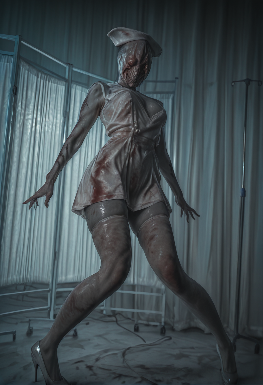 48838-3708902730-shiny skin,sweat,narrow waist,,shej,,nurse,covered face,dirty,grey skin,horror _(theme_),hospital,monster girl,full body,long le.png